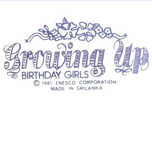 Enesco Vintage Growing Up Birthday Girls age 10 - Picture 5 of 5